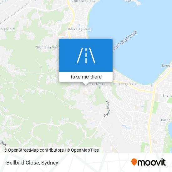 Bellbird Close map