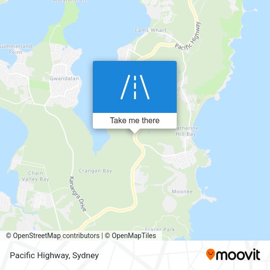 Pacific Highway map