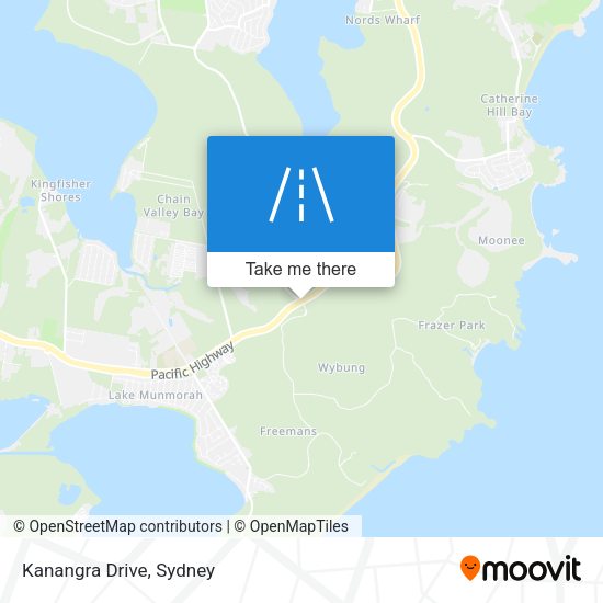 Kanangra Drive map