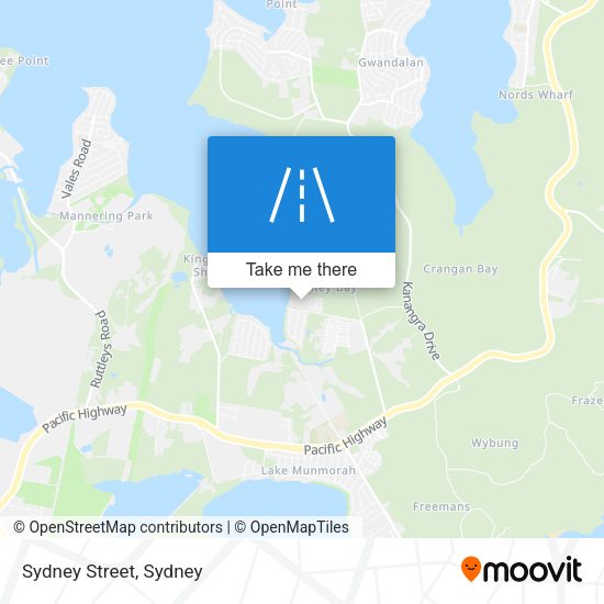 Sydney Street map