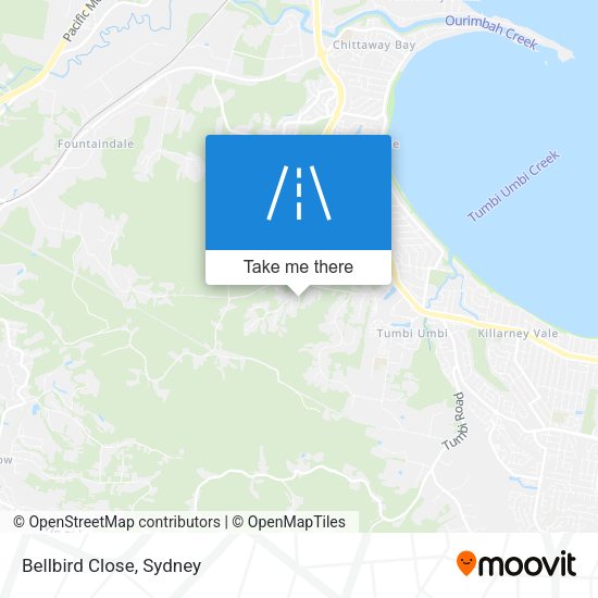 Bellbird Close map
