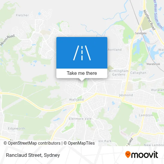 Mapa Ranclaud Street