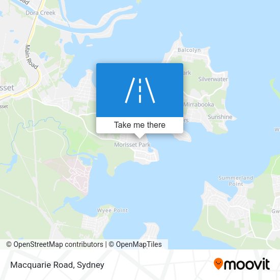 Macquarie Road map