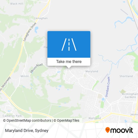 Maryland Drive map