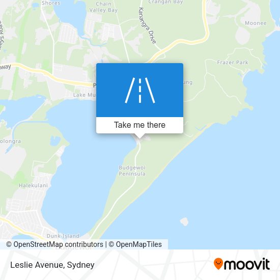 Leslie Avenue map