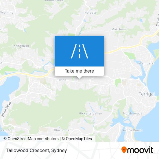 Tallowood Crescent map