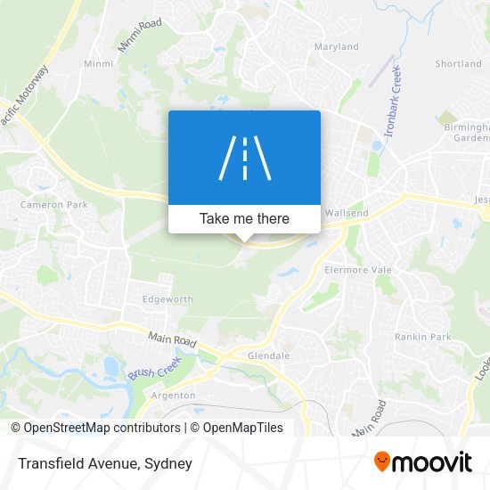 Transfield Avenue map