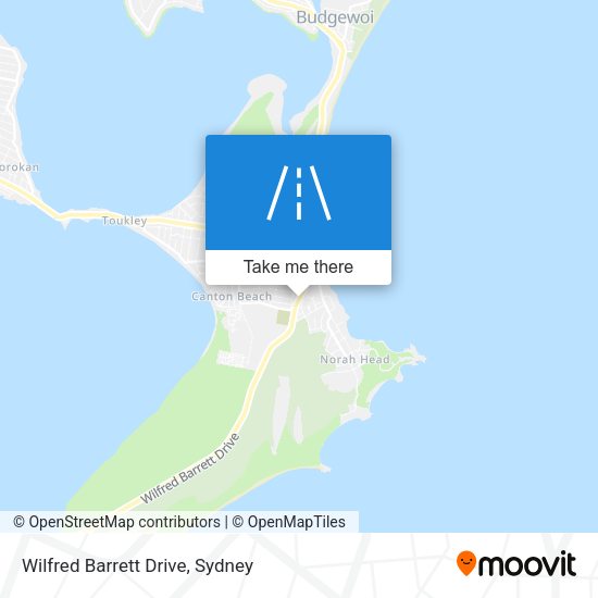 Wilfred Barrett Drive map