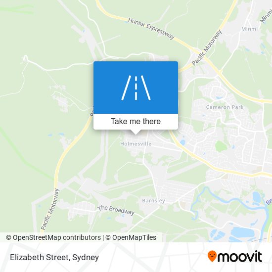 Elizabeth Street map