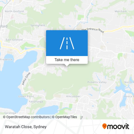 Waratah Close map