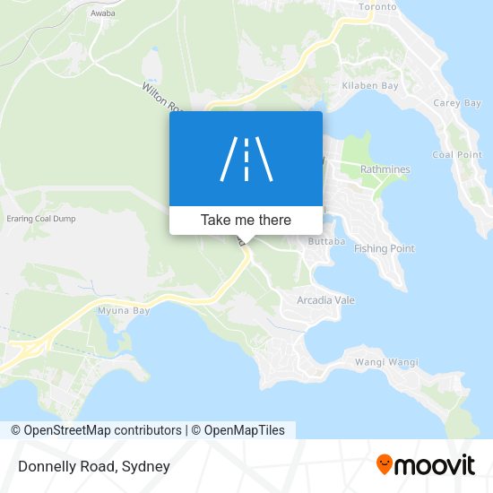 Donnelly Road map