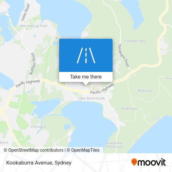 Kookaburra Avenue map