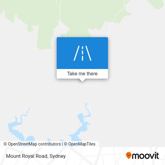 Mount Royal Road map