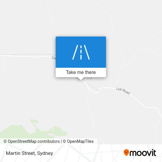 Martin Street map