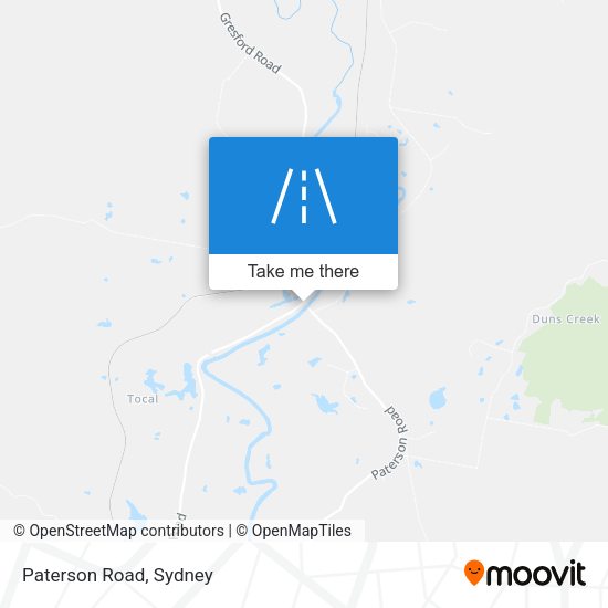 Paterson Road map