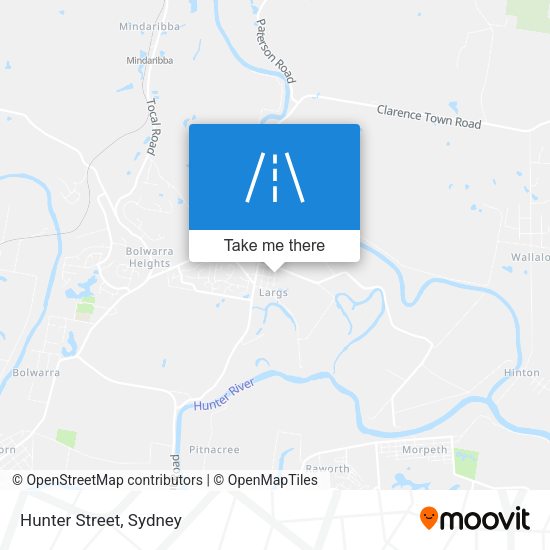 Hunter Street map