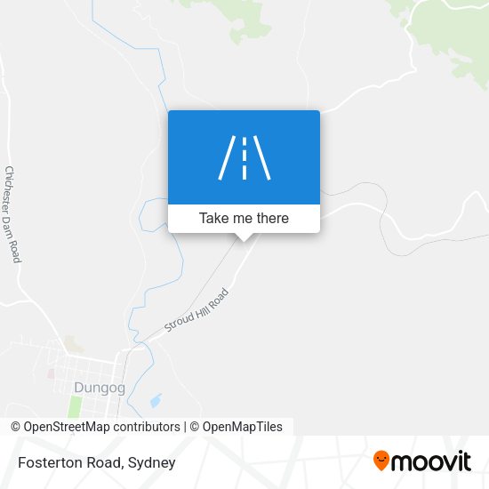 Fosterton Road map