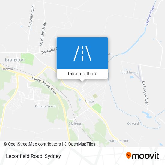 Leconfield Road map