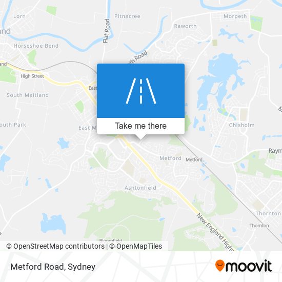 Metford Road map