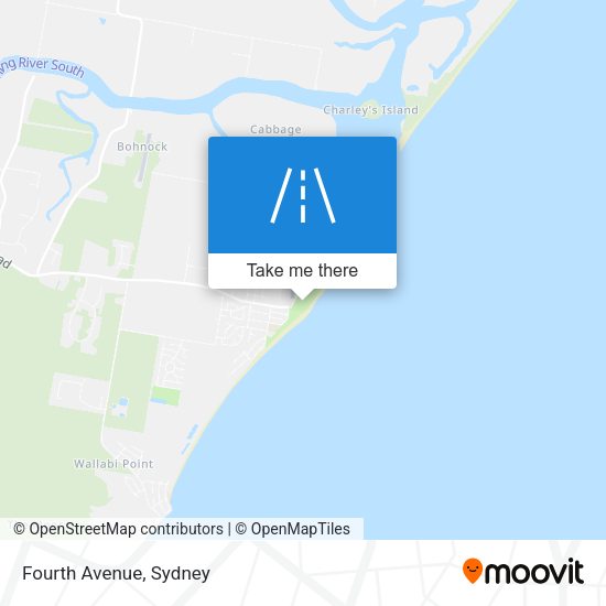 Fourth Avenue map