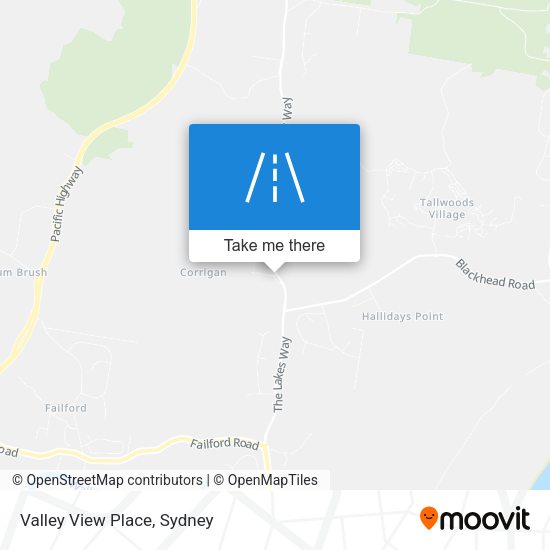 Valley View Place map