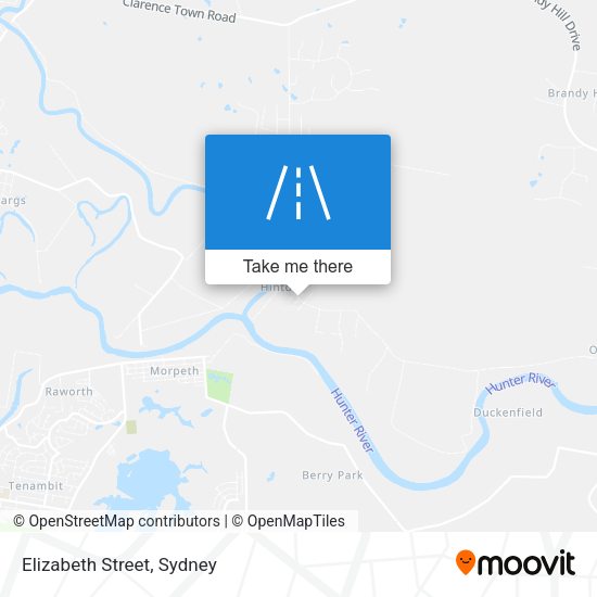 Elizabeth Street map