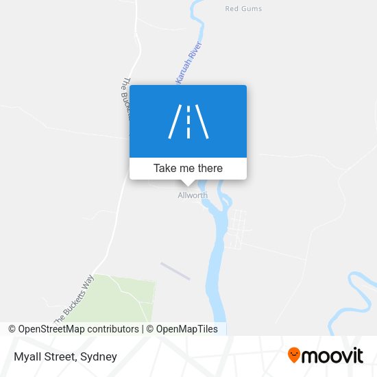 Myall Street map