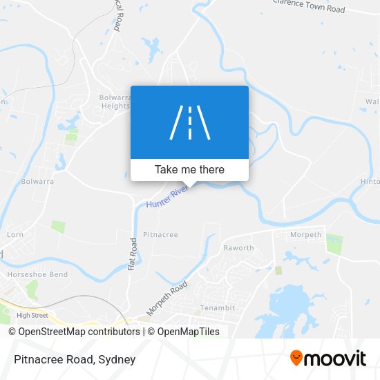 Pitnacree Road map