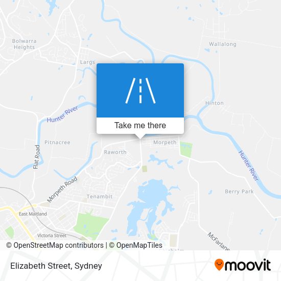 Elizabeth Street map
