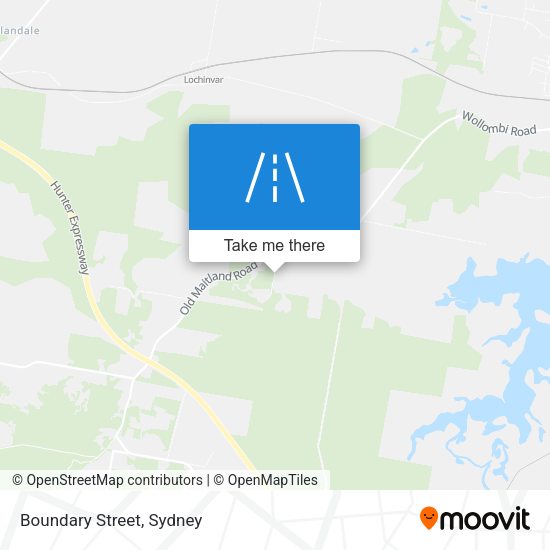 Boundary Street map
