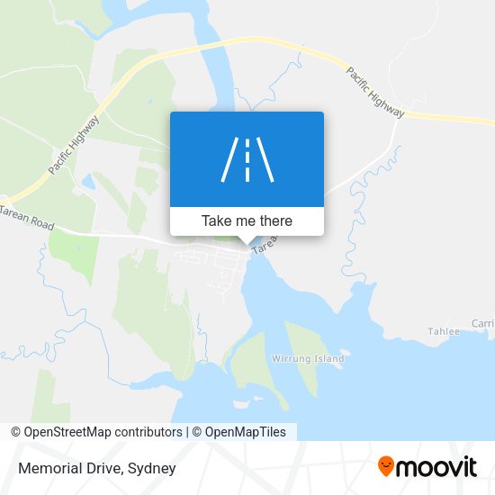 Memorial Drive map