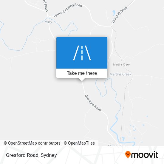 Gresford Road map