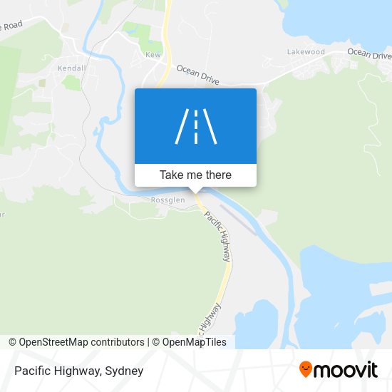 Pacific Highway map