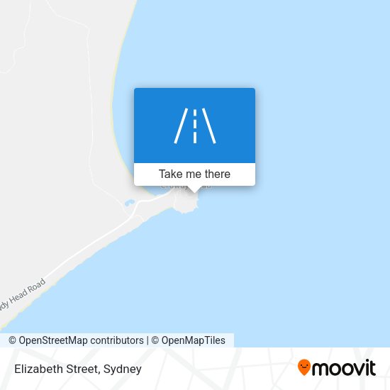Elizabeth Street map