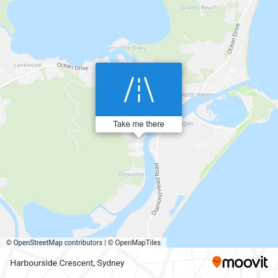 Harbourside Crescent map