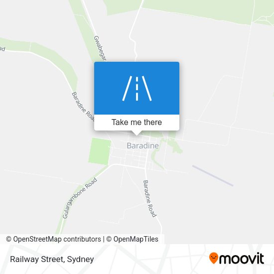 Railway Street map
