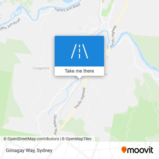 Giinagay Way map