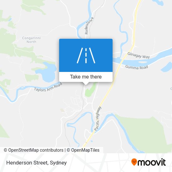 Henderson Street map