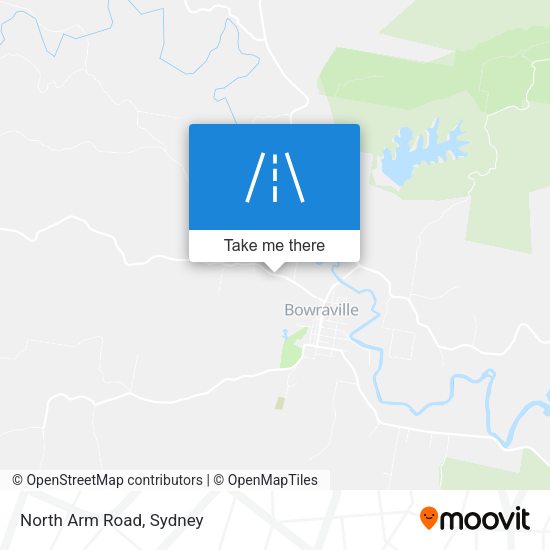 North Arm Road map