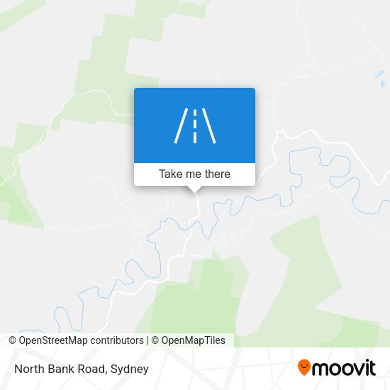 North Bank Road map