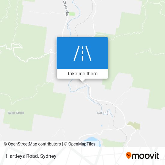 Hartleys Road map