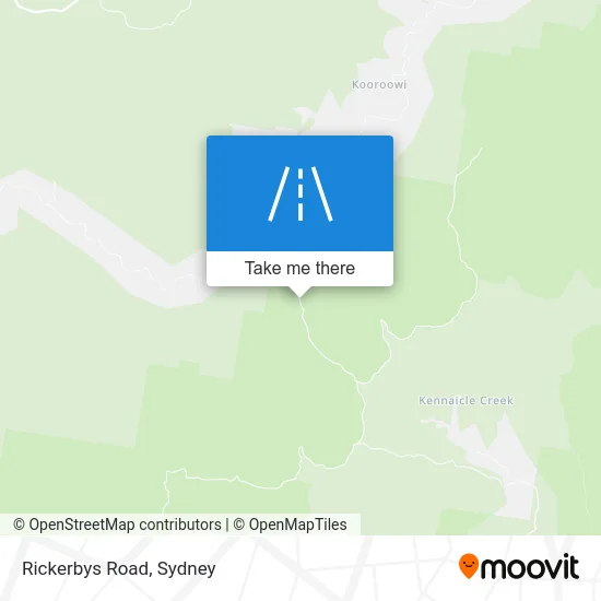 Mapa Rickerbys Road