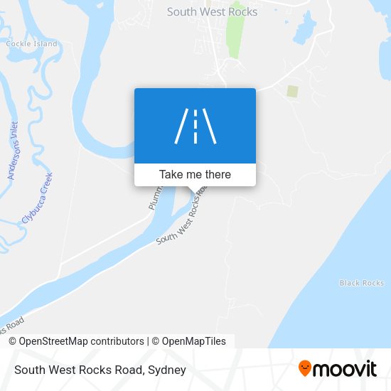 South West Rocks Road map