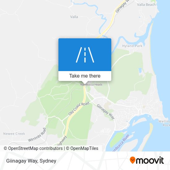 Giinagay Way map