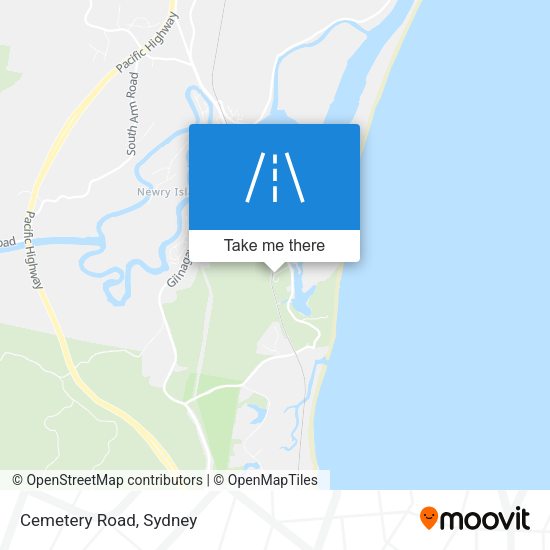 Cemetery Road map