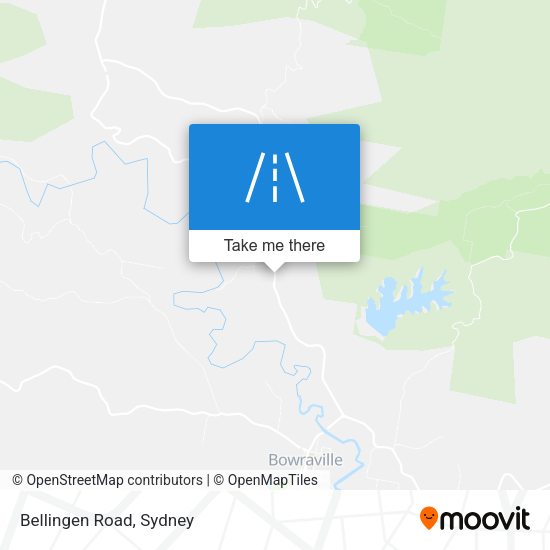 Bellingen Road map