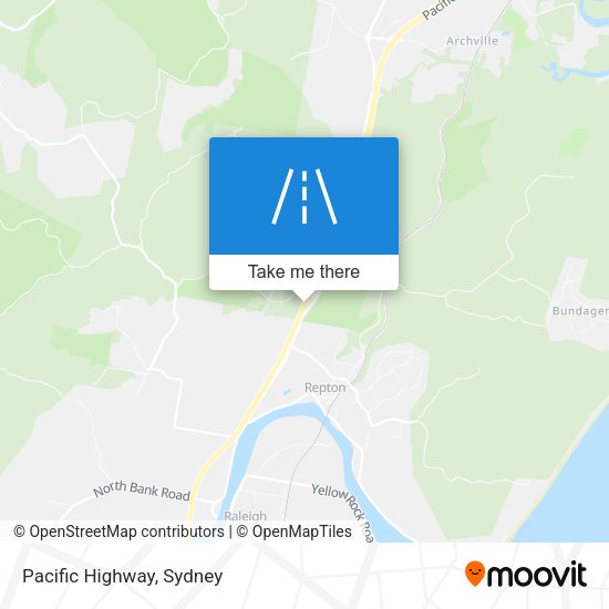 Pacific Highway map