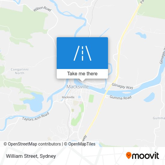 William Street map