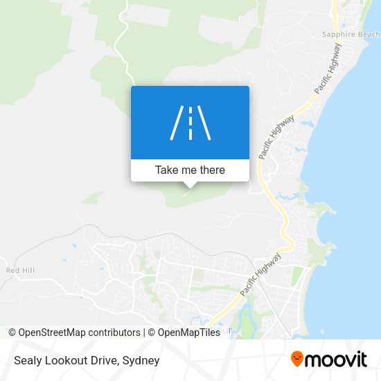 Sealy Lookout Drive map