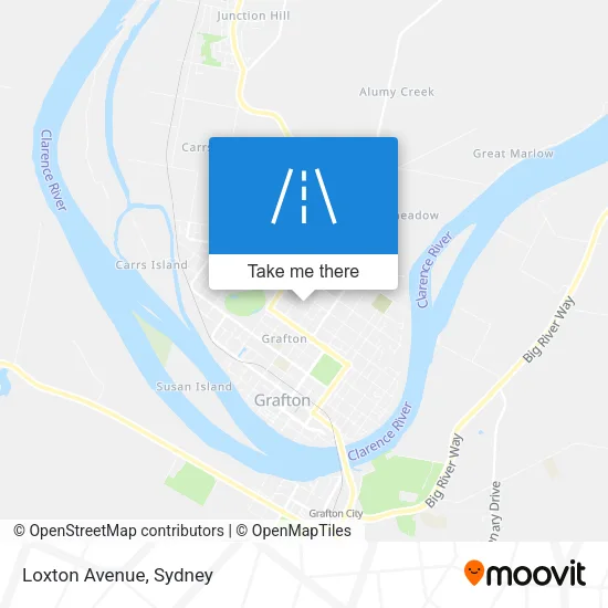 Mapa Loxton Avenue